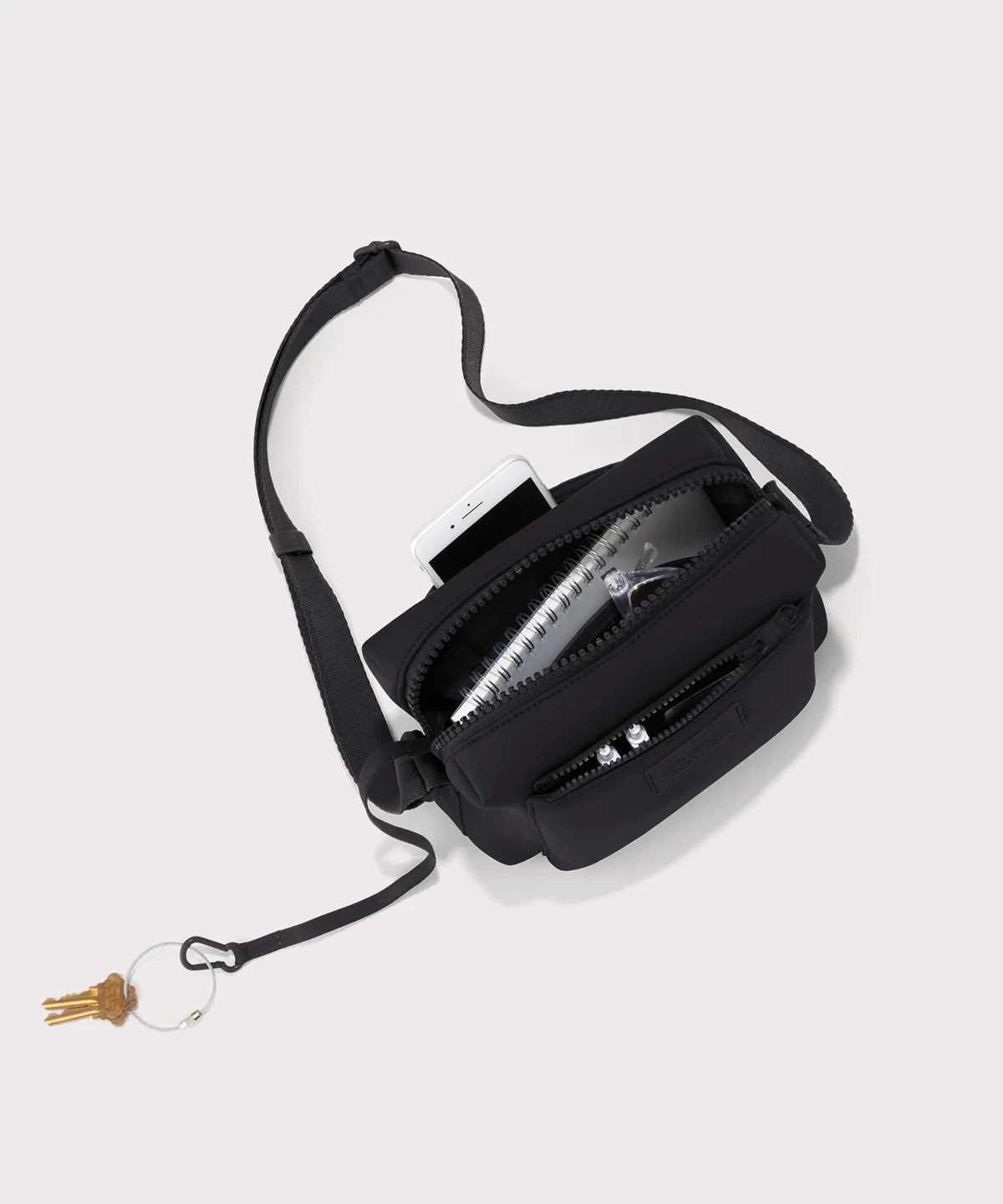 Micah Crossbody in Onyx